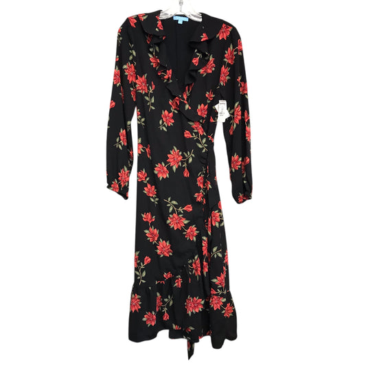 Dress Casual Midi By Draper James In Black & Red, Size:S