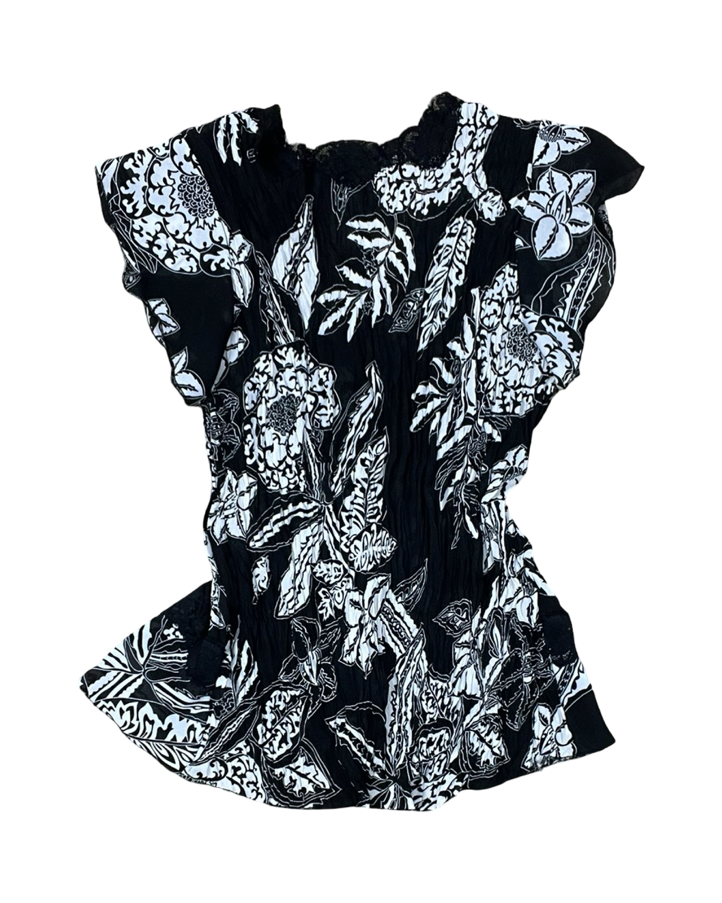 Top Ss By Robbie Bee In Black & White, Size:M