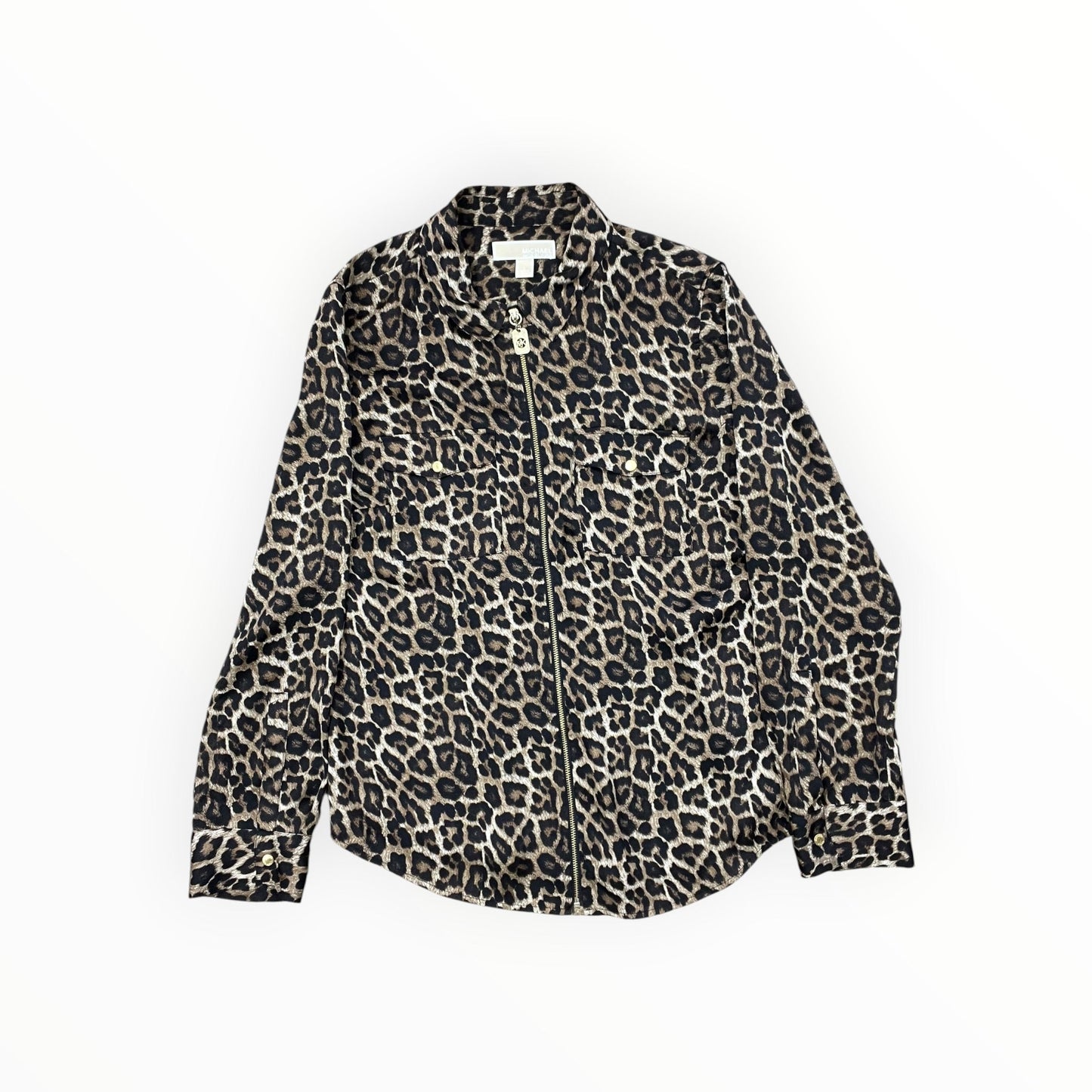 Top Ls By Michael By Michael Kors In Animal Print, Size:L