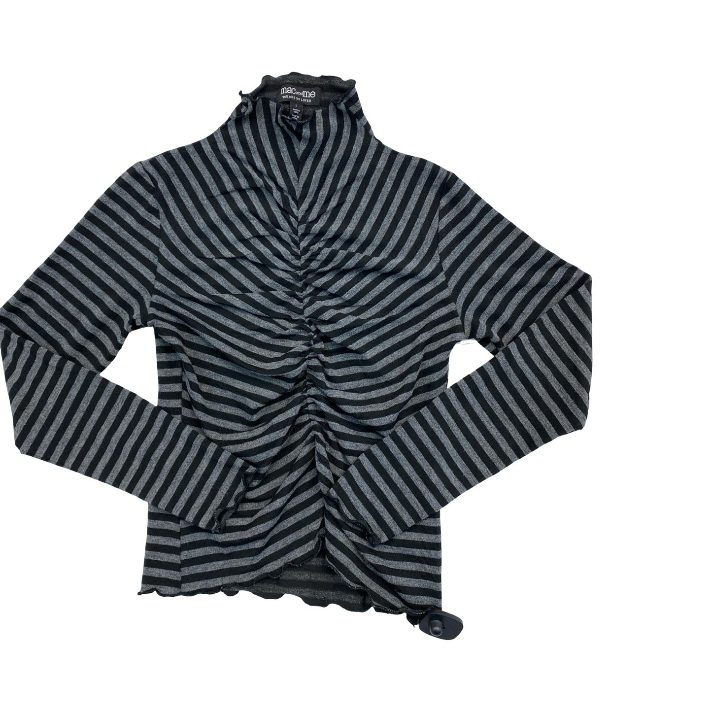 Top Ls By Cmc In Striped Pattern, Size:L