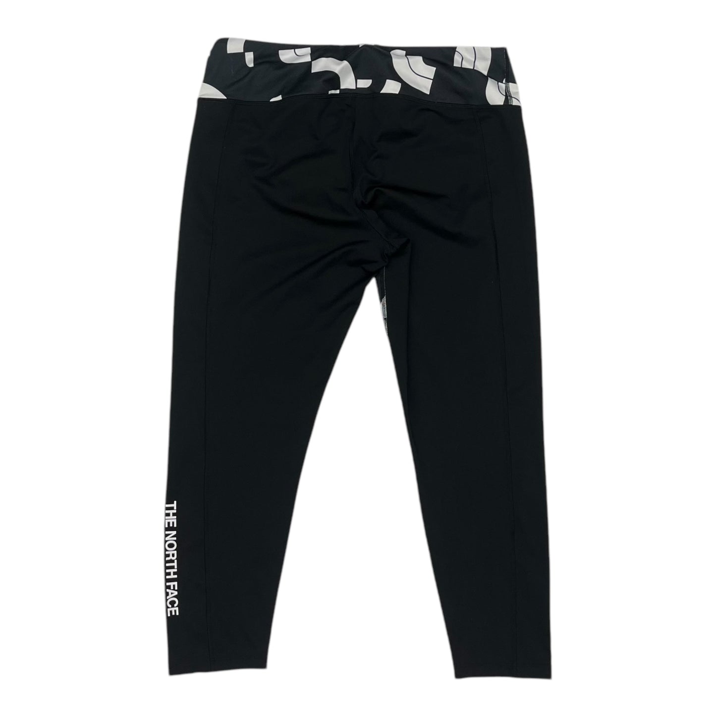 ATHLETIC LEGGINGS CAPRIS by THE NORTH FACE In BLACK & WHITE, Size: XL