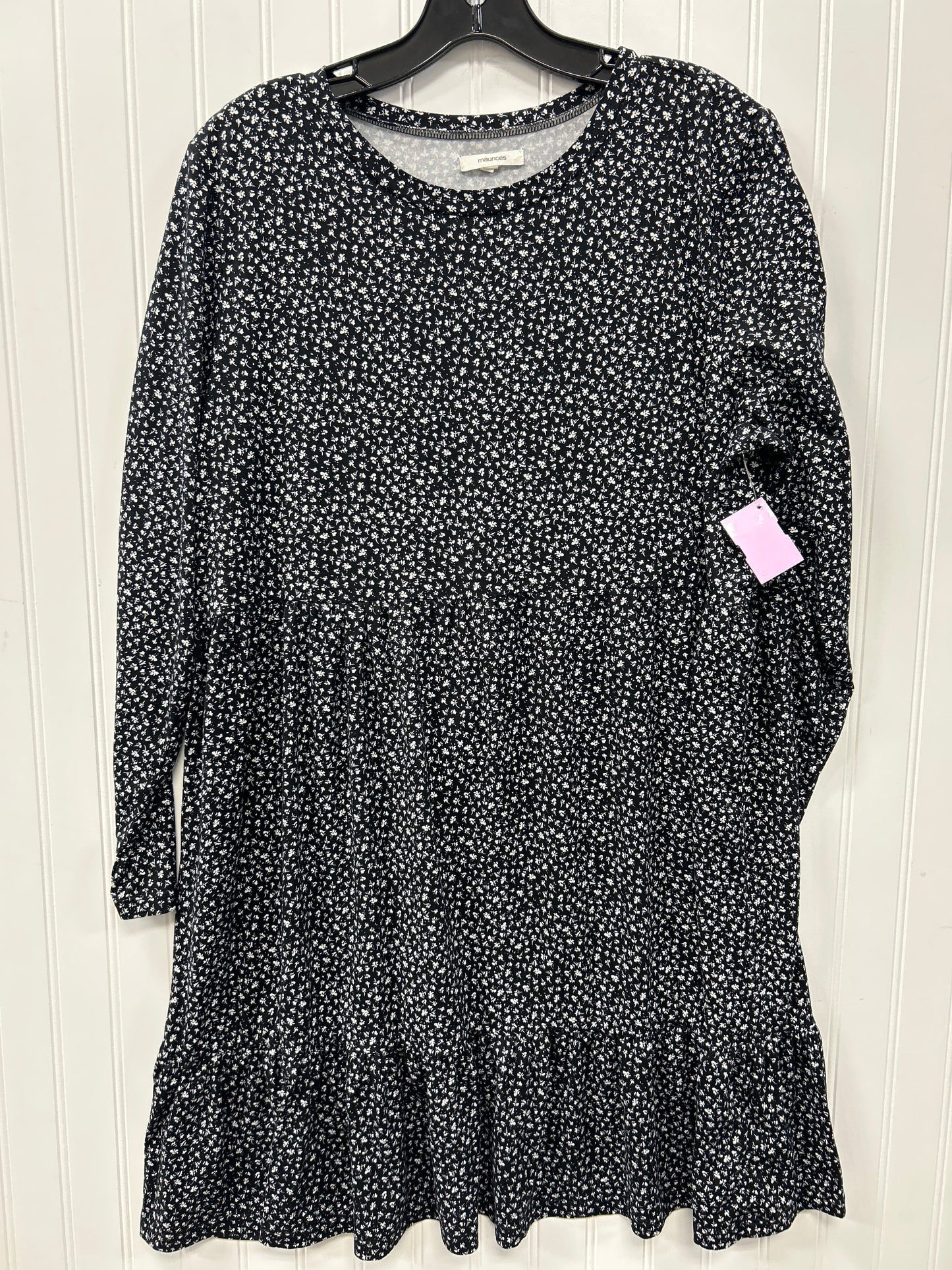 Dress Casual Midi By Mavi In Black, Size:Xl