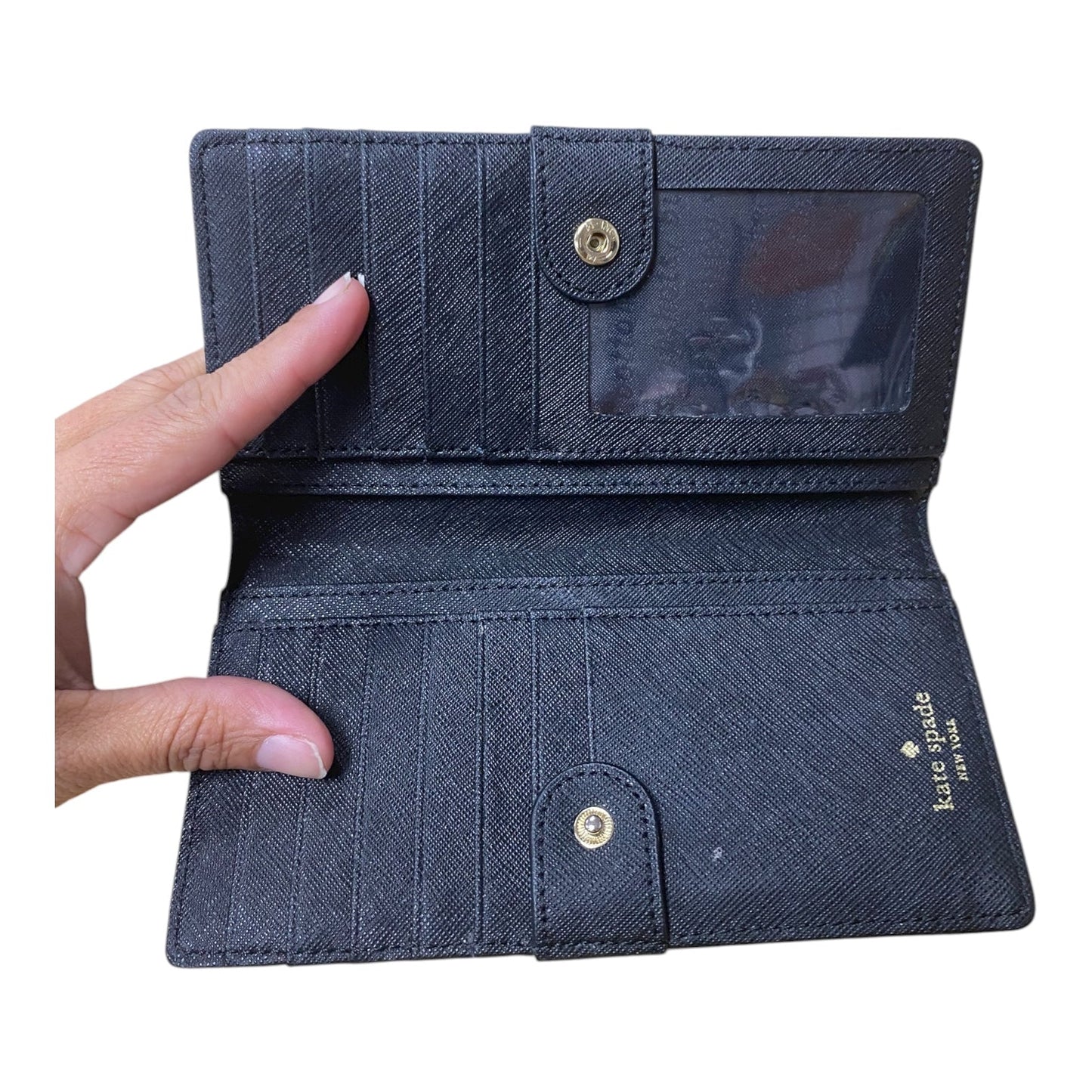 Wallet Designer By Kate Spade In Red & Tan, Size:Medium