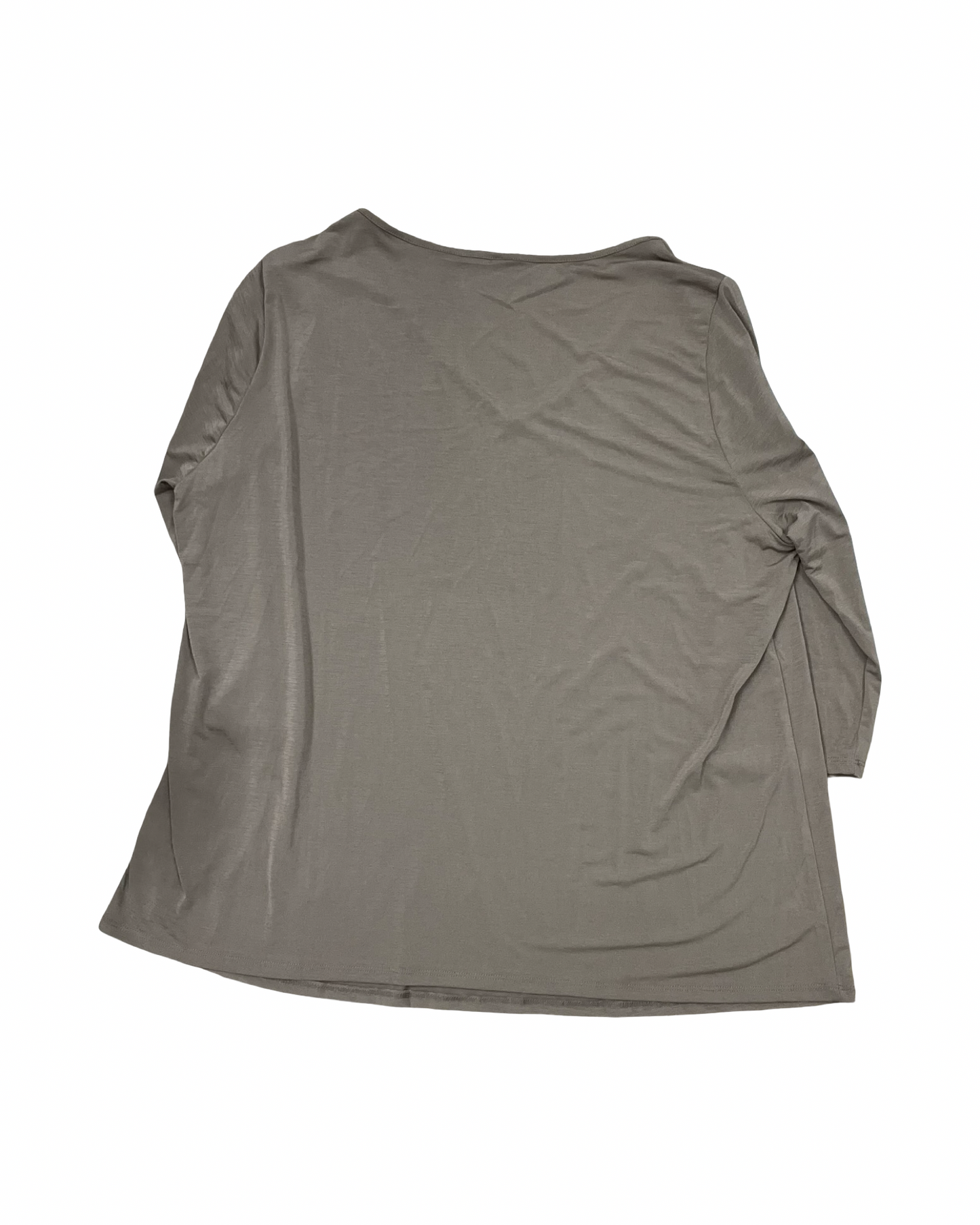 Top Ss By Clothes Mentor In Brown, Size:2X