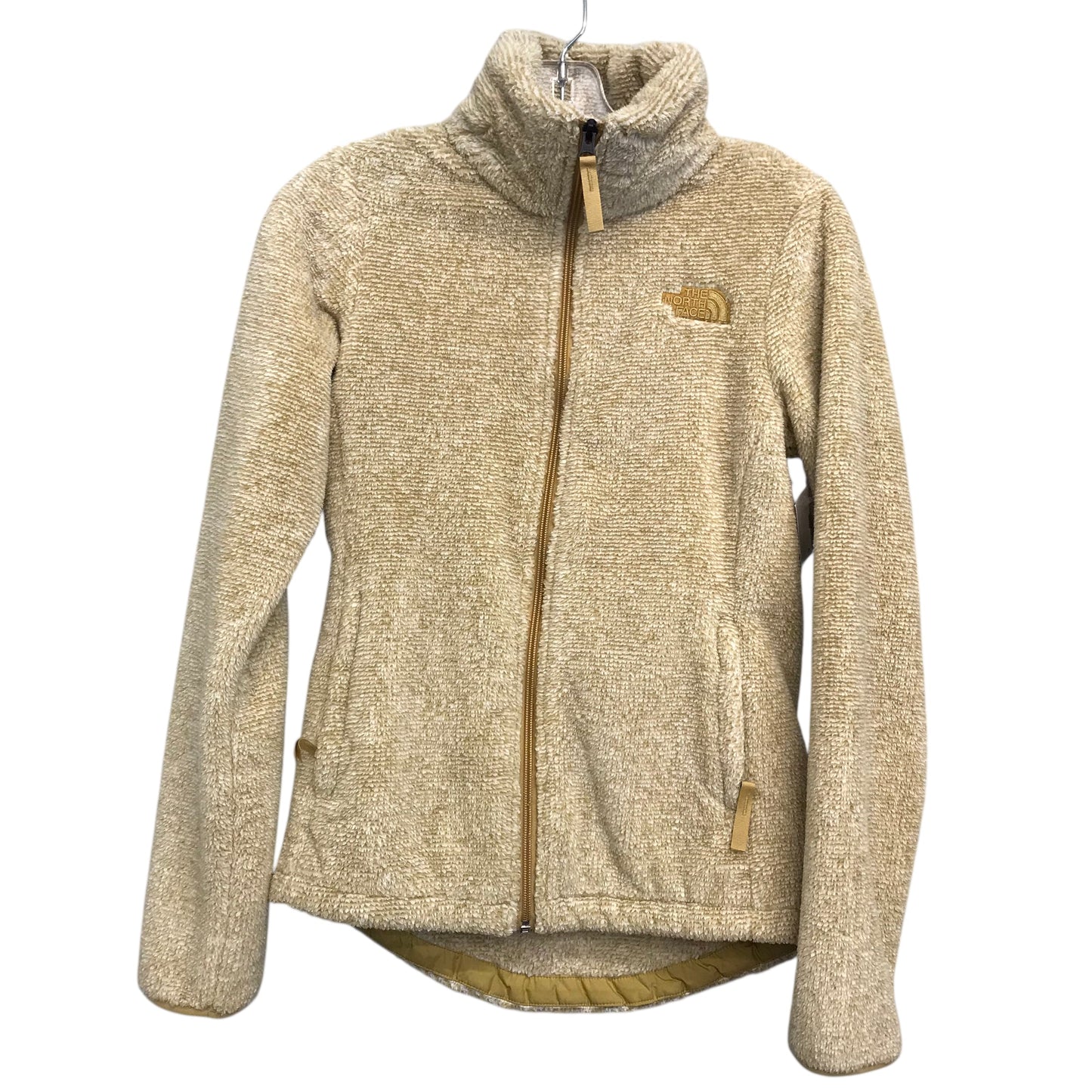 Jacket Fleece By The North Face In Gold, Size:Xs
