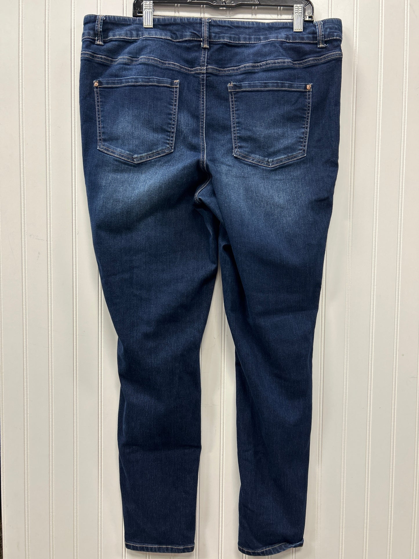 Jeans Skinny By Maurices In Blue Denim, Size:20
