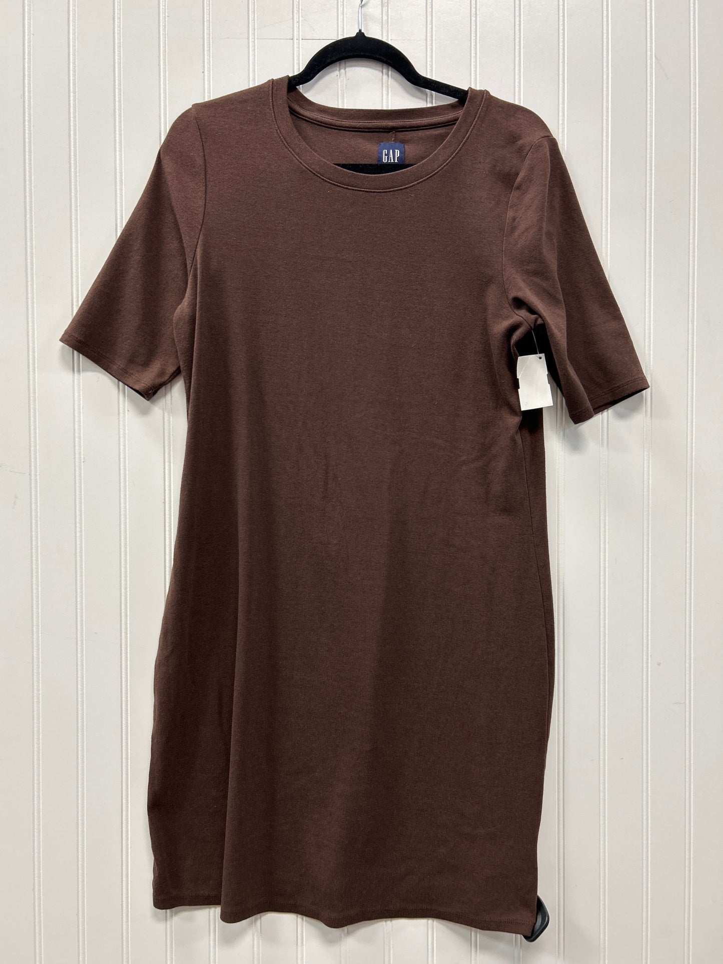 Dress Casual Midi By Gap In Brown, Size:Lp