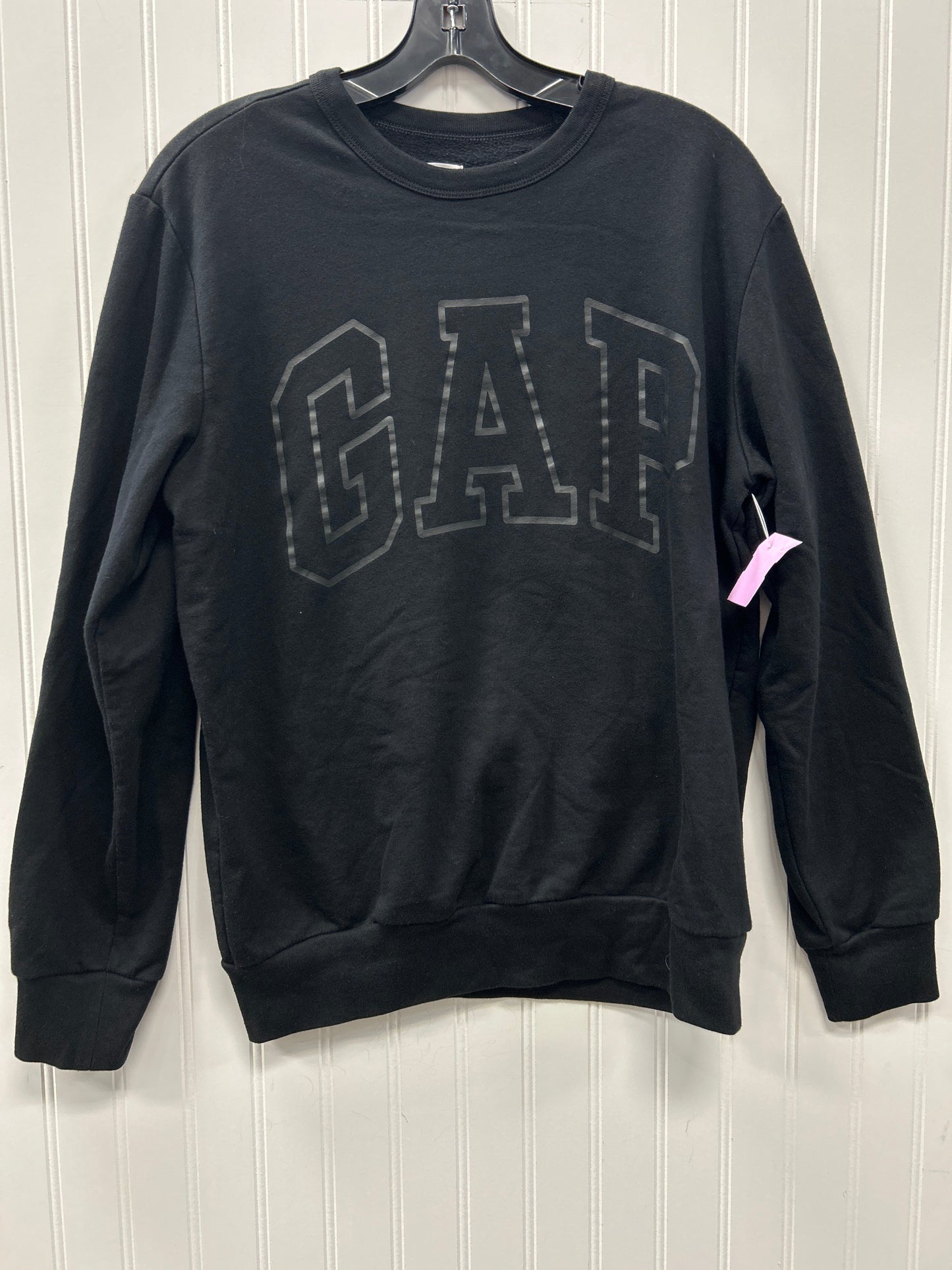Sweatshirt Crewneck By Gap In Black, Size:S