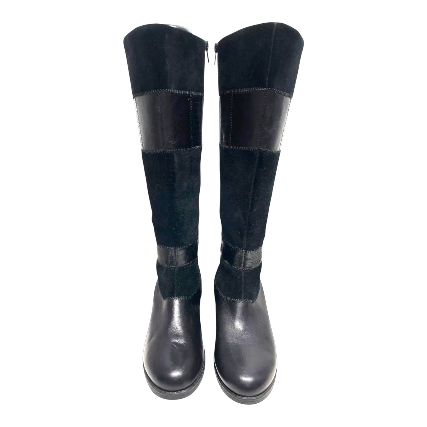 Boots Mid-calf Heels By Clarks In Black, Size: 6