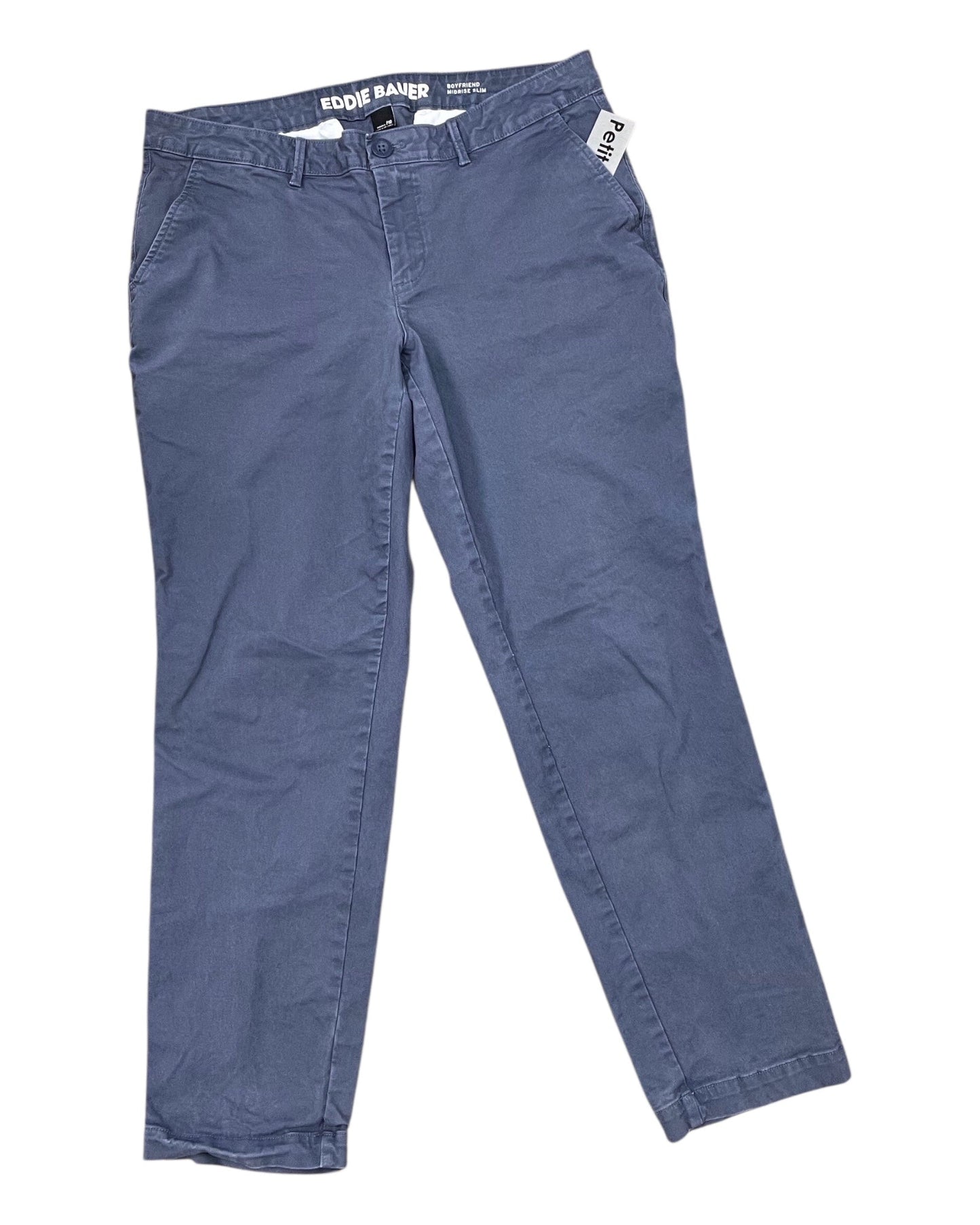 Jeans Boyfriend By Eddie Bauer In Blue Denim, Size:10P