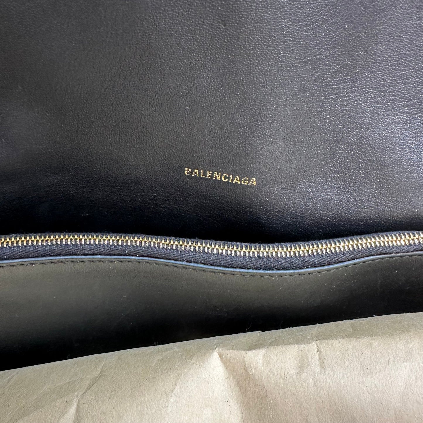 Balenciaga Crush large chain shoulder bag Handbag Luxury Designer By Balenciaga, Size: Large
