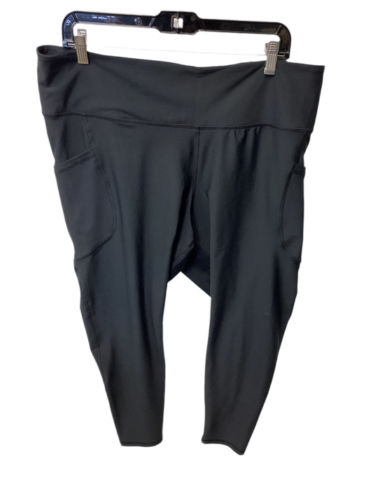 Athletic Leggings By Old Navy In Black, Size:1X
