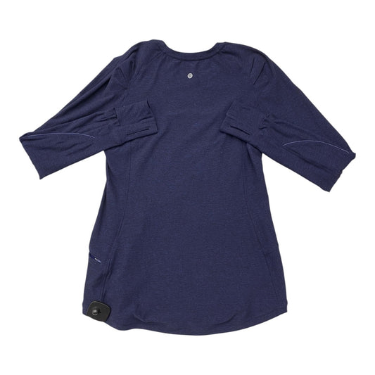 Athletic Sweatshirt Crewneck By Lululemon In Navy, Size:10