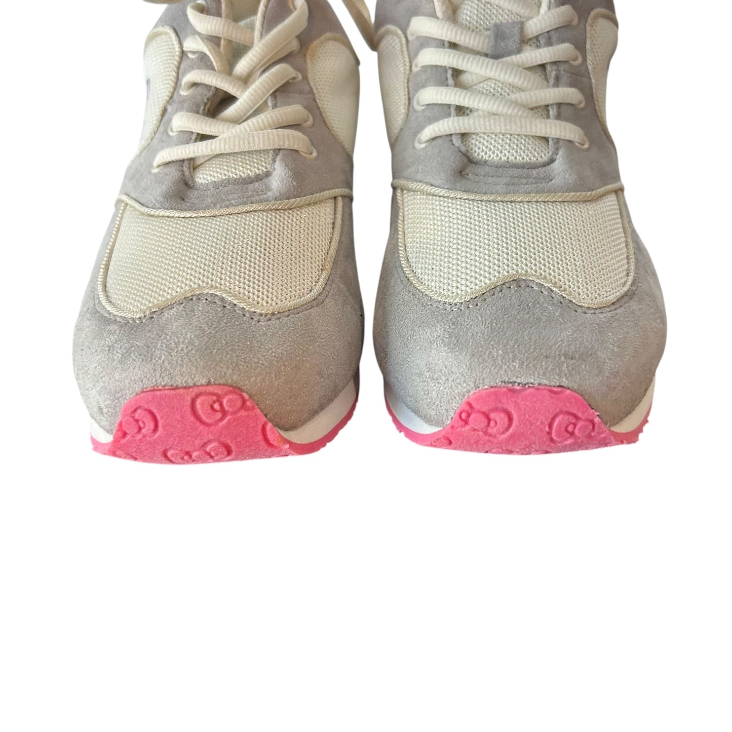 Shoes Sneakers By Hello Kitty In Grey, Size: 10