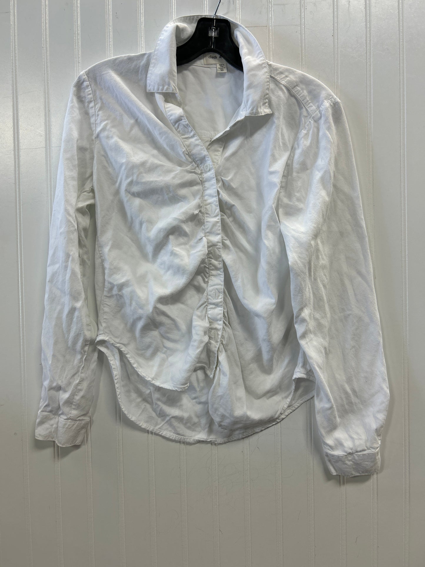 Top Ls By Cloth & Stone In White, Size:Xs