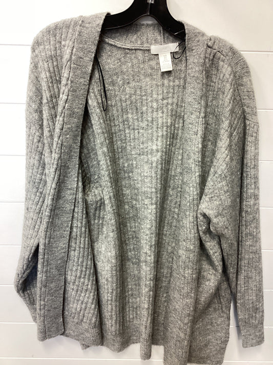 Sweater Cardigan By H&M In Grey, Size:S