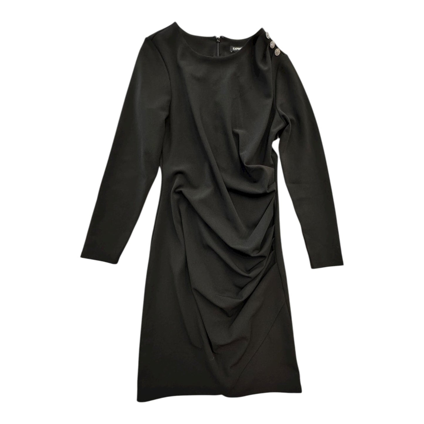 Dress Casual Midi By Express In Black, Size:M