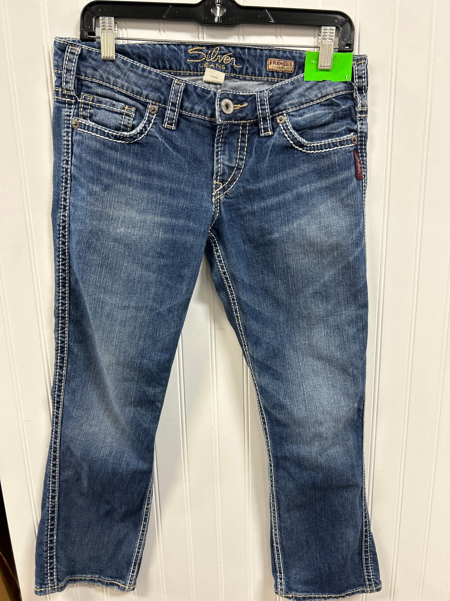 Capris By Silver In Blue Denim, Size:6