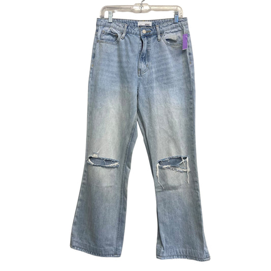Jeans Wide Leg By Vervet In Blue Denim, Size:8