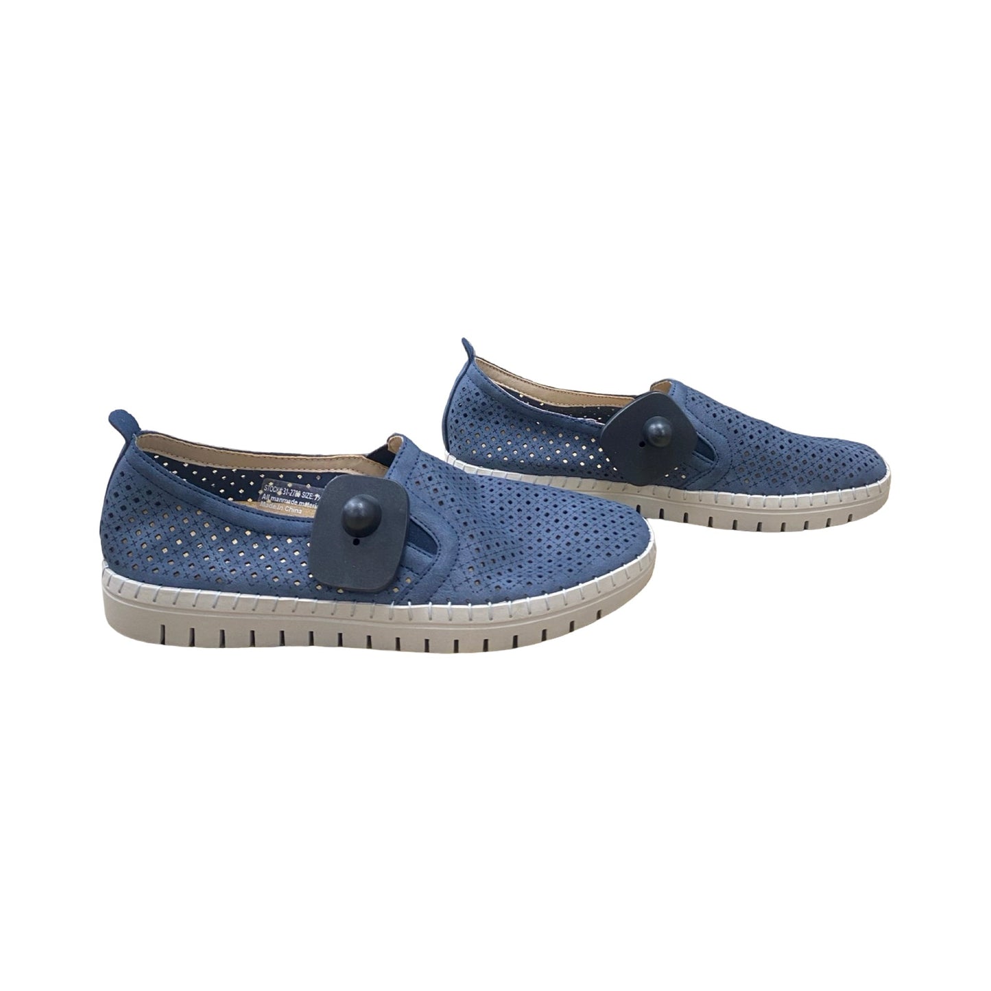 Shoes Flats By Casey Street In Navy, Size:7.5