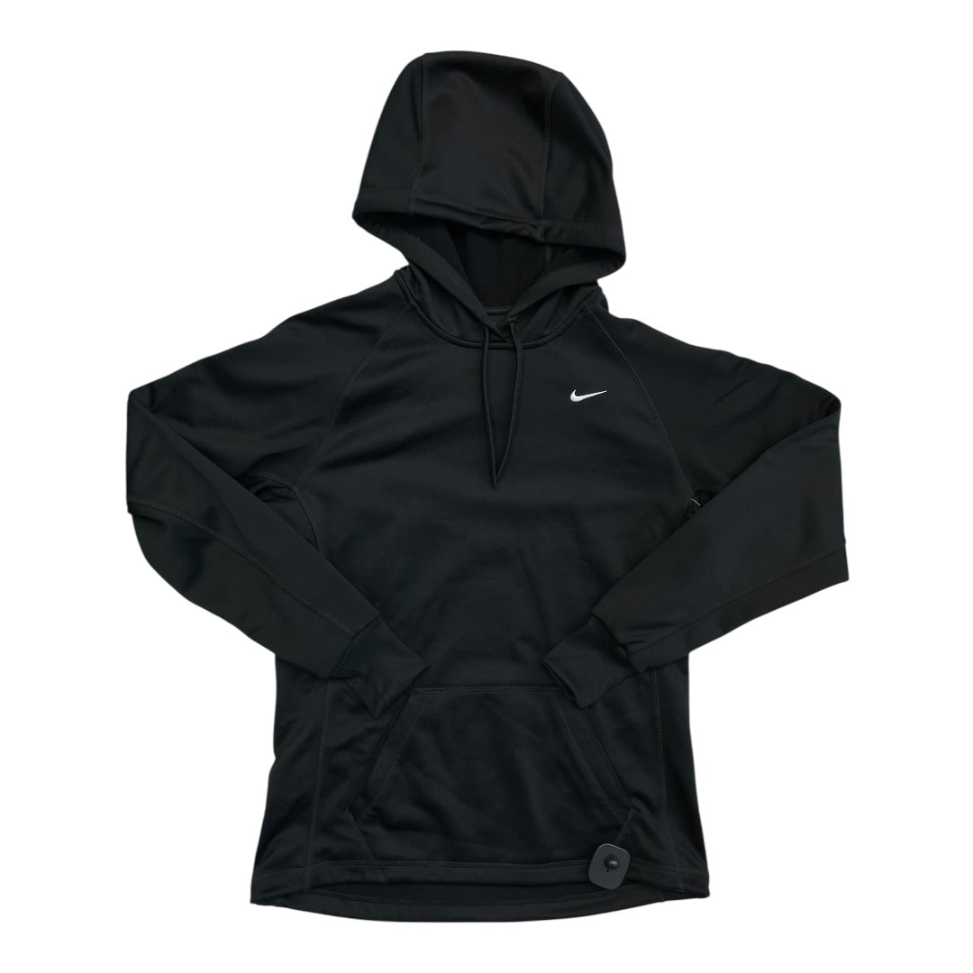 Athletic Sweatshirt Hoodie By Nike In Black, Size:S
