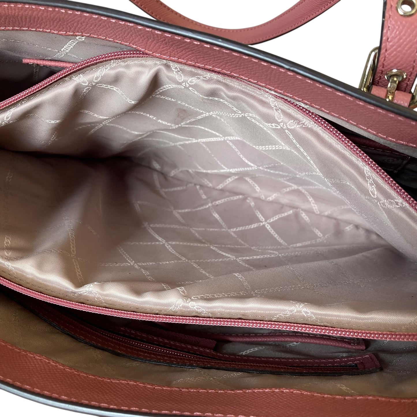 Handbag Designer By Michael Kors In Pink, Size:Large