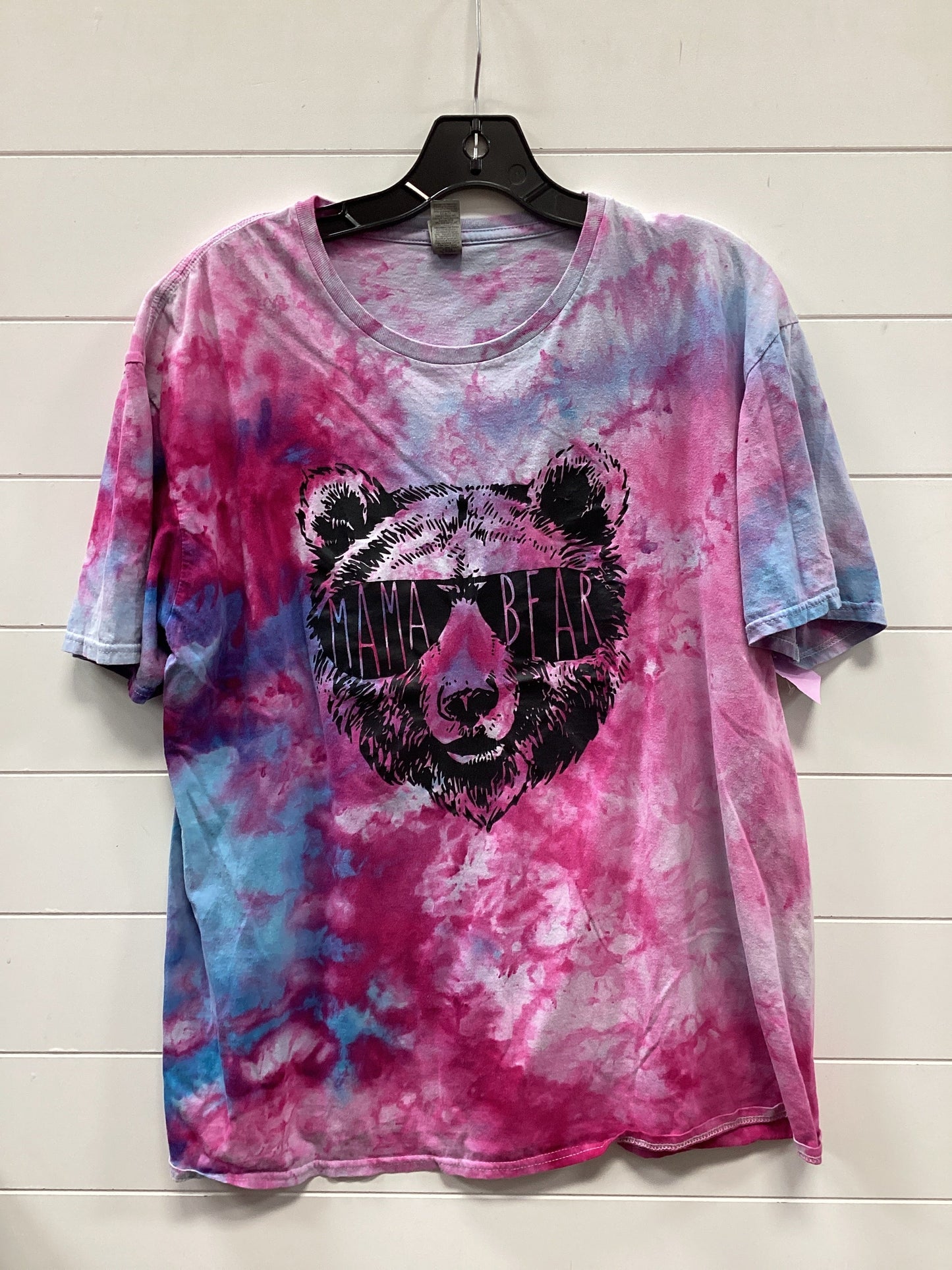 Top Ss By Gildan In Tie Dye Print, Size:Xl