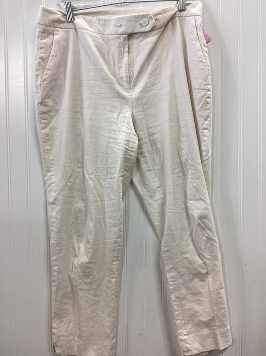 Pants Dress By Calvin Klein In Cream, Size:12