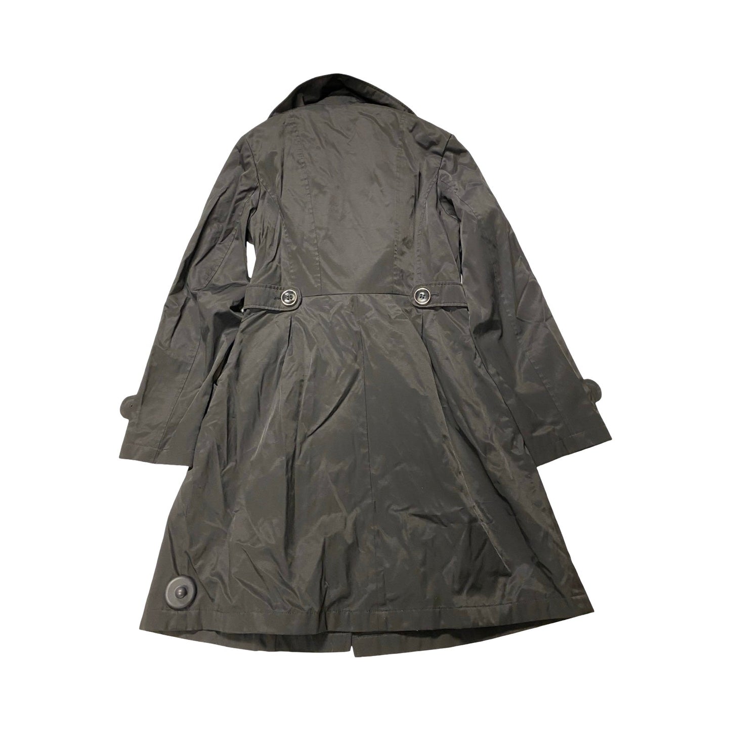 Coat Trench Coat By Gallery In Black, Size:S