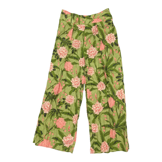 Pants Wide Leg By Target In Green & Pink, Size:M