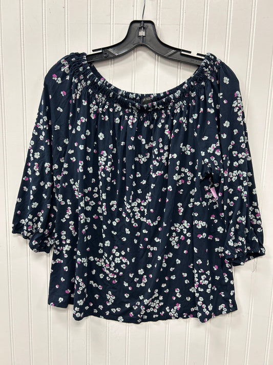 Top Ls By J. Jill In Navy, Size:L
