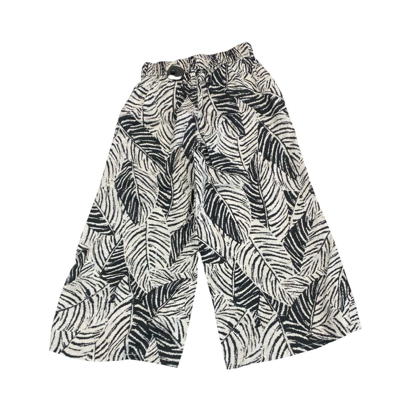 Pants Cropped By Cynthia Rowley In Zebra Print, Size:S