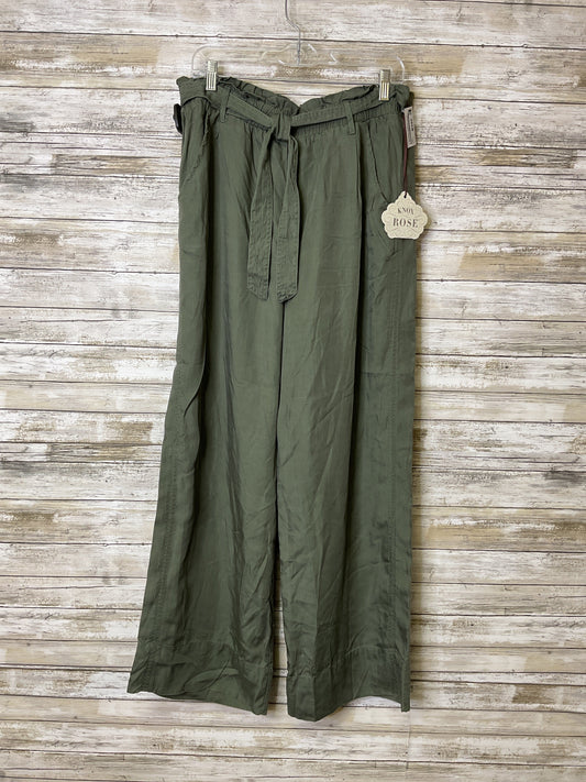 Pants Wide Leg By Knox Rose In Green, Size:Xl