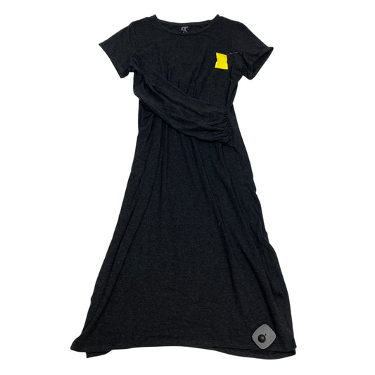Dress Casual Midi By Anthropologie In Grey, Size:Xsp