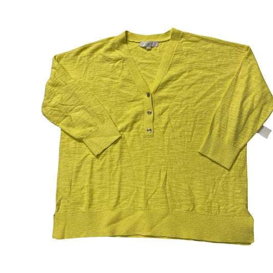 Sweater By Loft In Yellow, Size:Xl