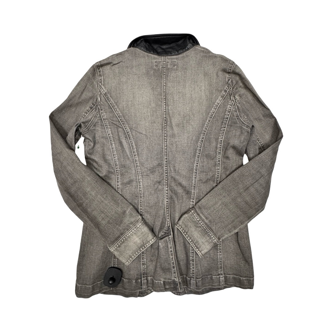 Jacket Denim By Lauren By Ralph Lauren In Grey, Size:6