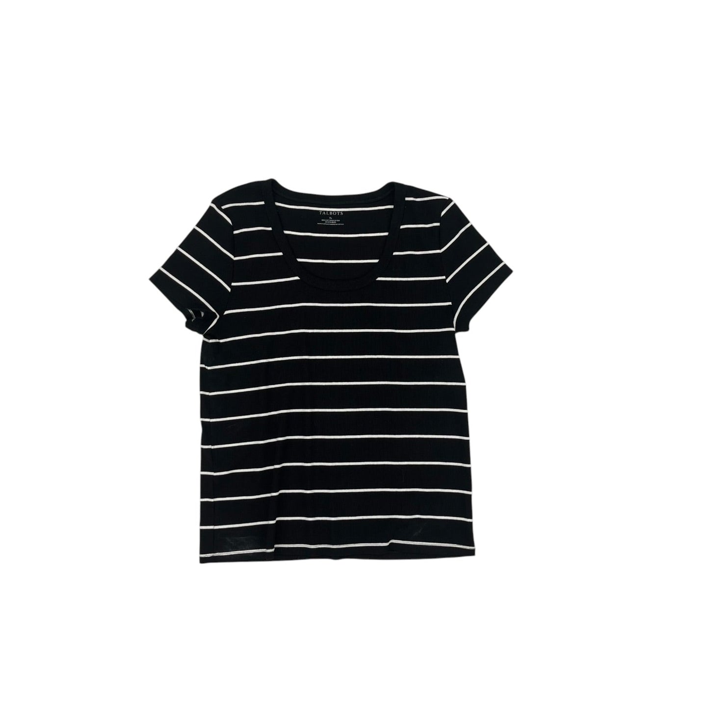 Top Ss By Talbots In Black & White, Size:Xl