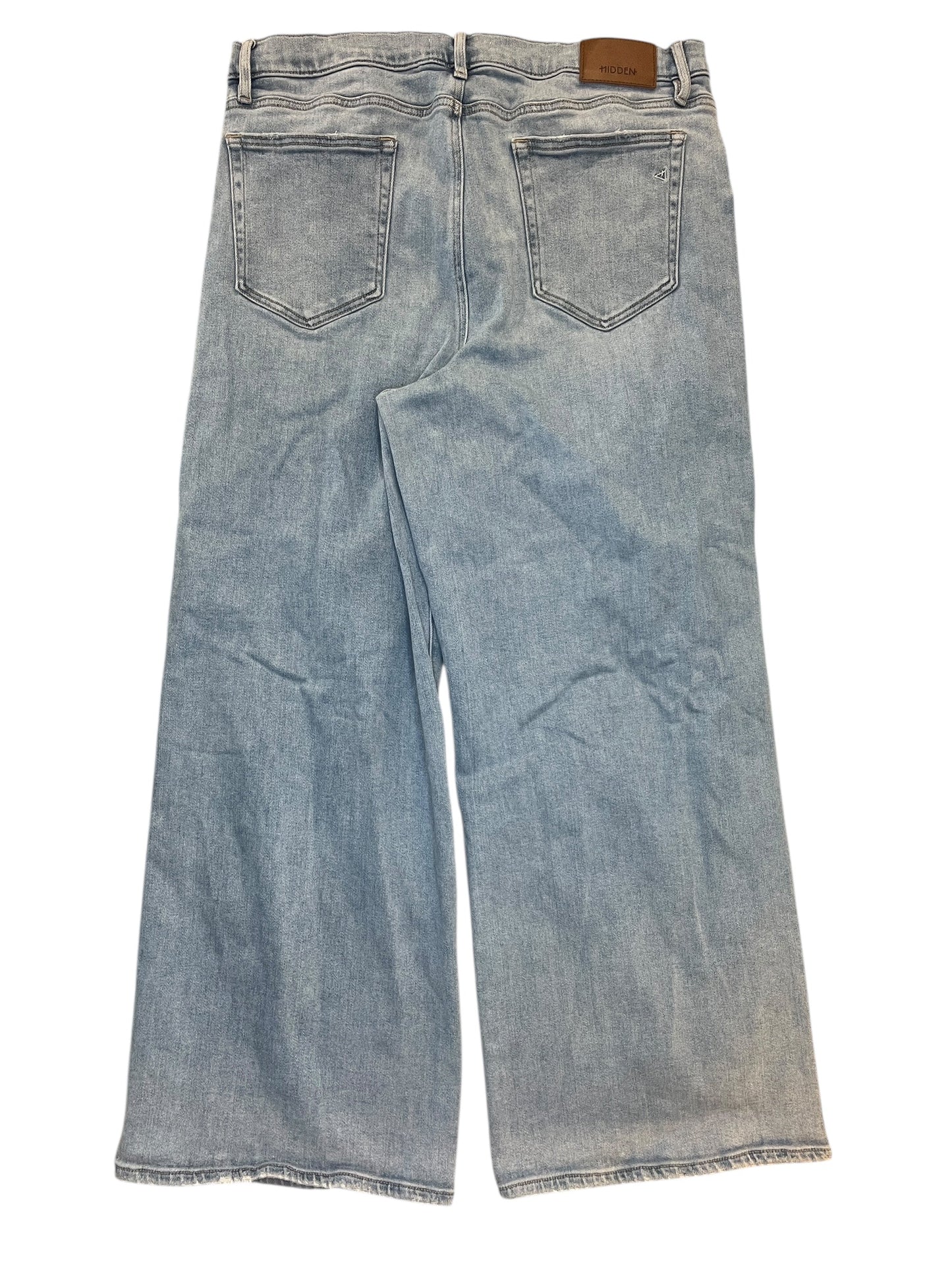 Jeans Wide Leg By Hidden In Blue Denim, Size:18