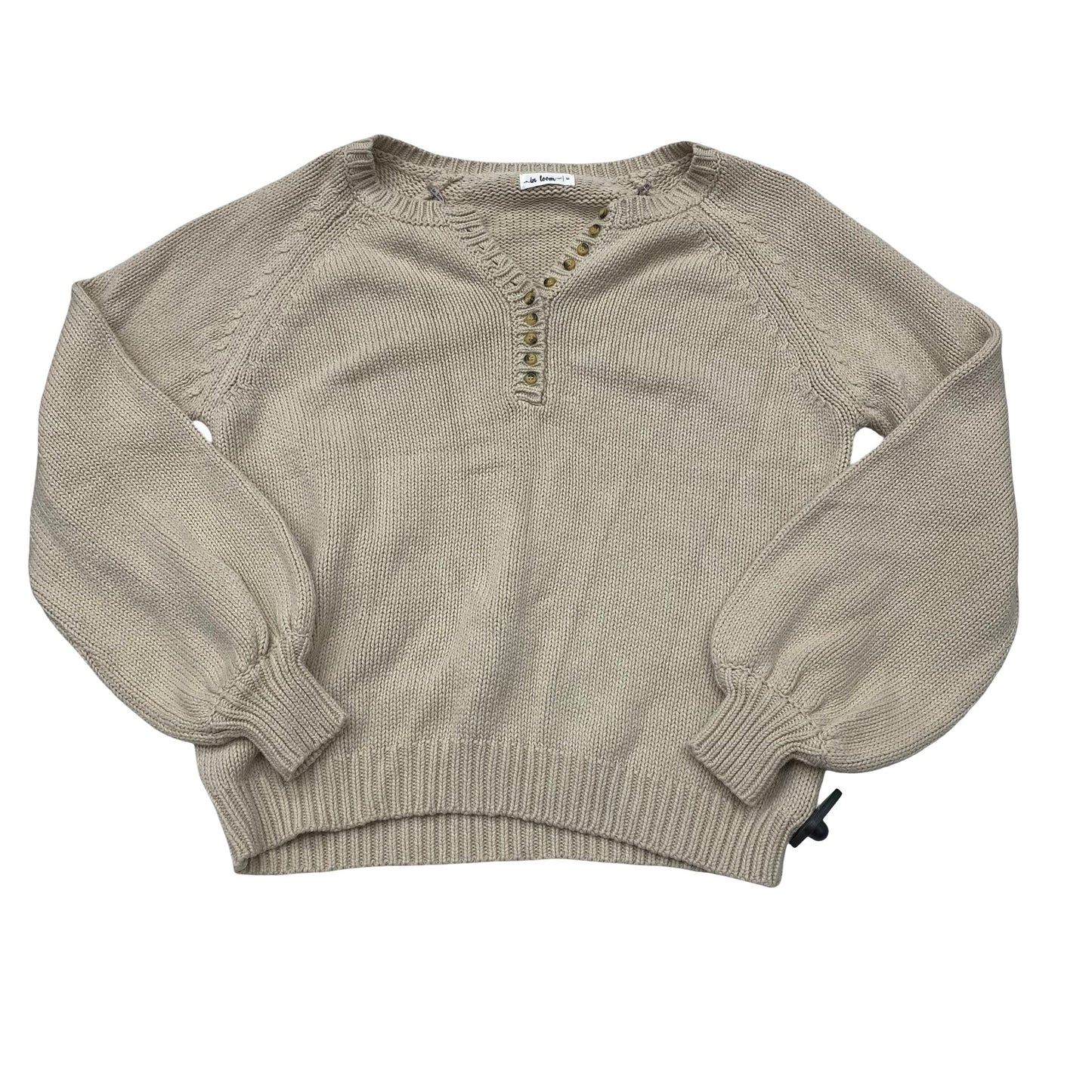 Sweater By In Loom In Tan, Size:M