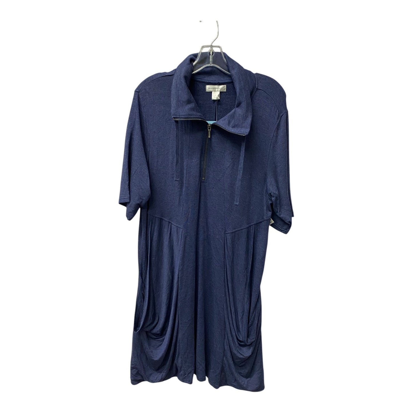 Dress Casual Midi By Christopher And Banks In Navy, Size:Xl