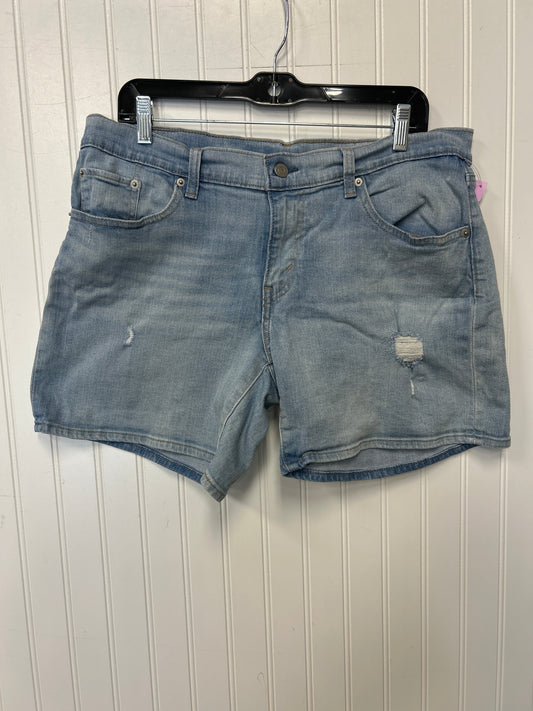 Shorts By Levis In Blue Denim, Size:12