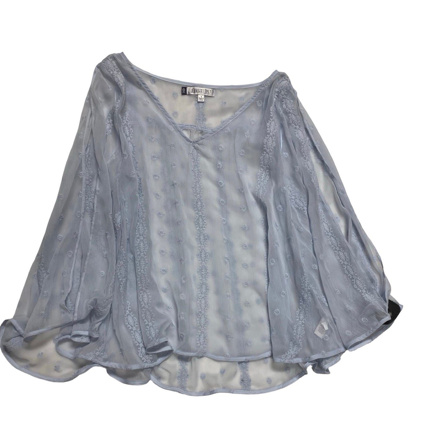 Top Ss By Jennifer Lopez In Blue, Size:S