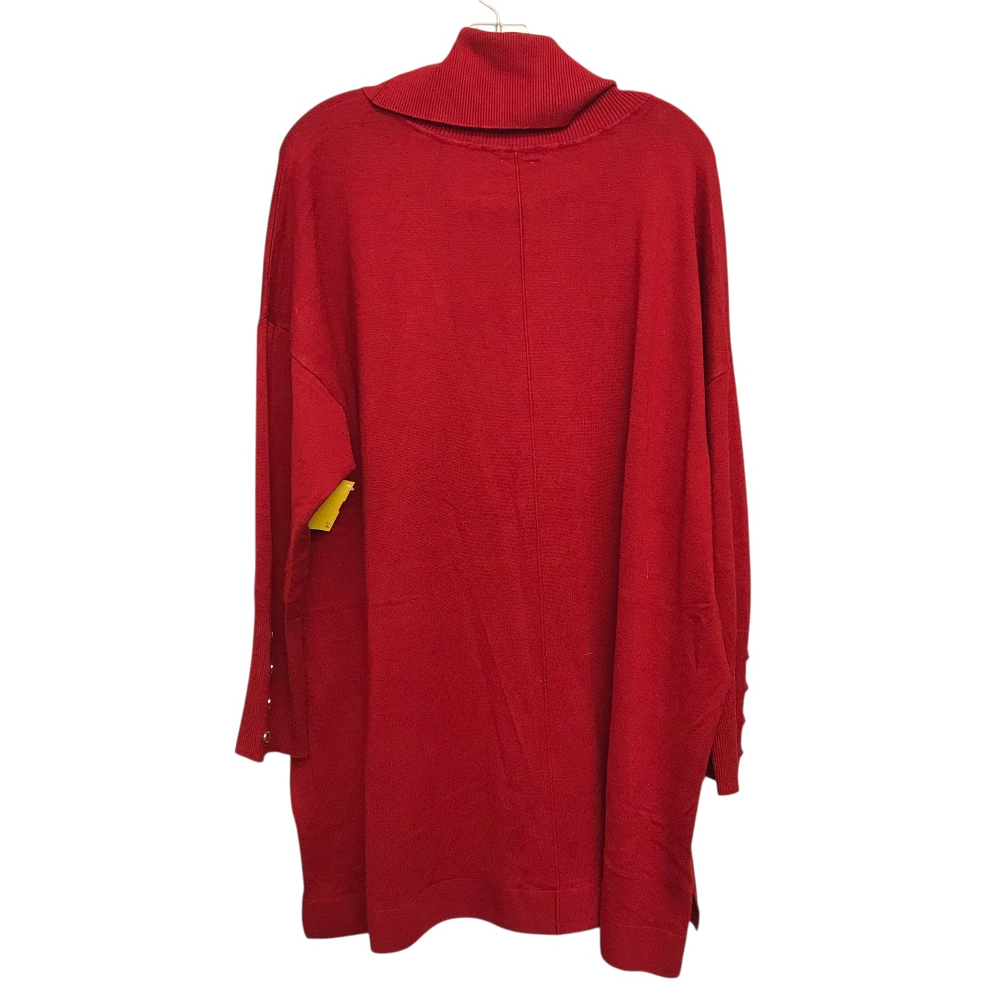 Sweater By Anne Klein In Red, Size:1X