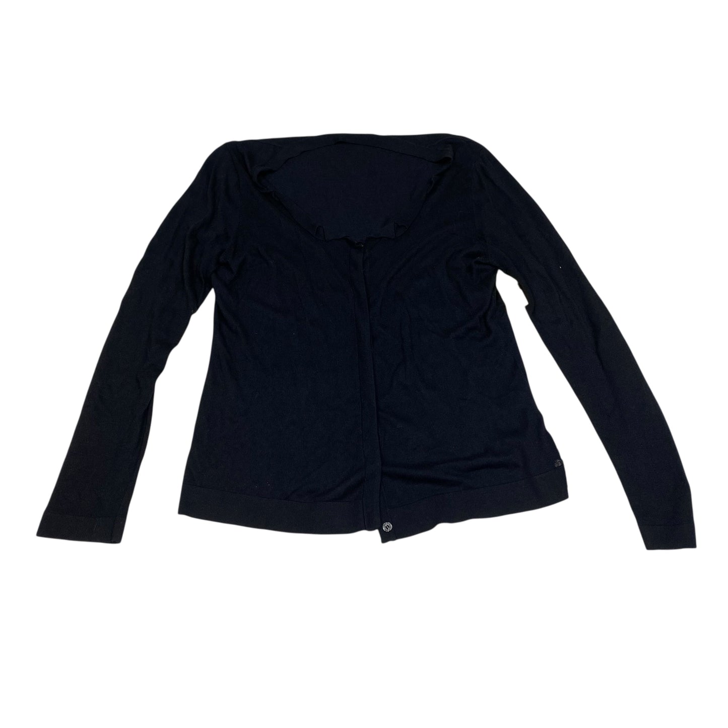 Cardigan By Tahari By Arthur Levine In Black, Size:S