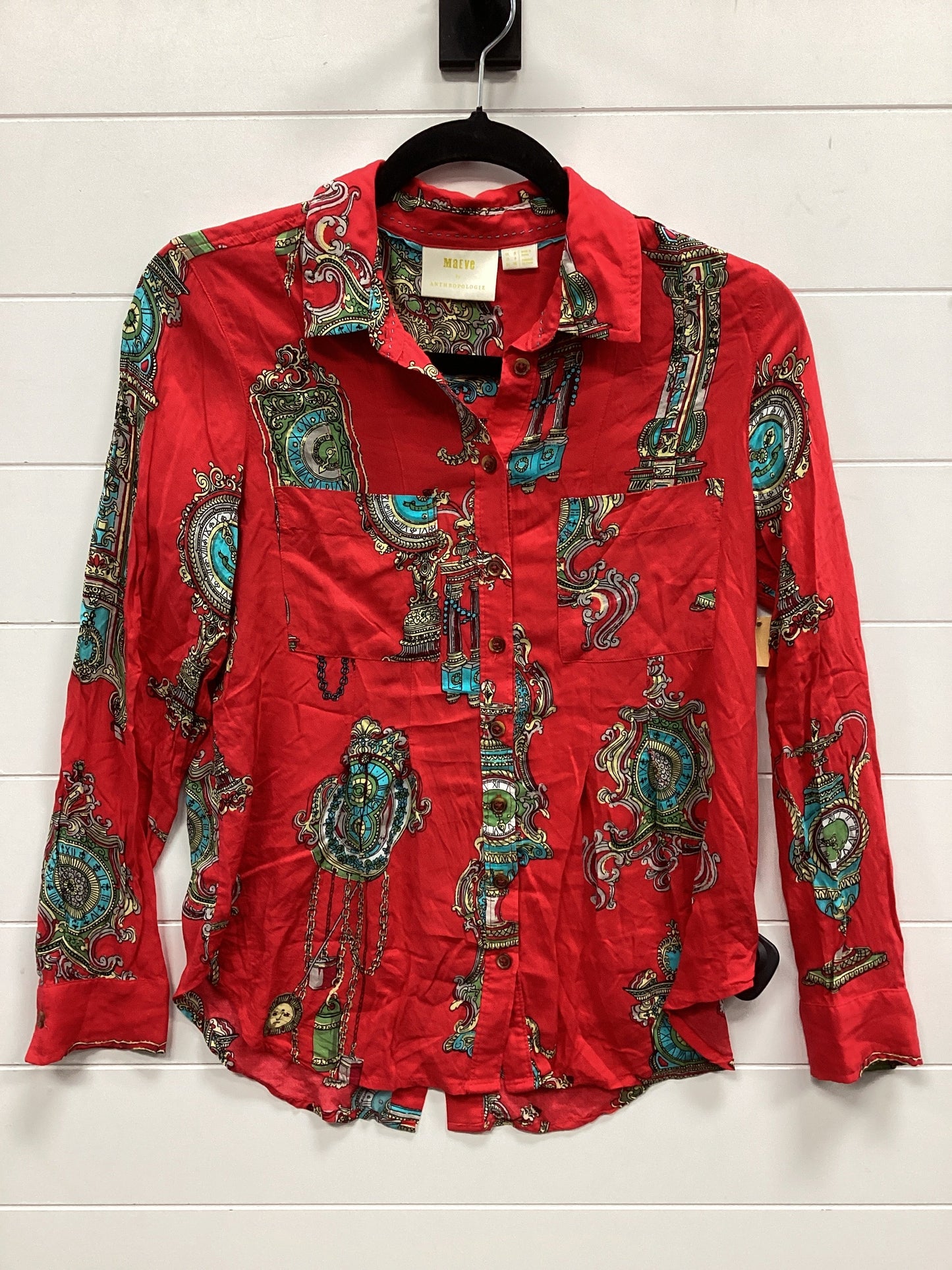 Top Ls By Maeve In Red, Size:S