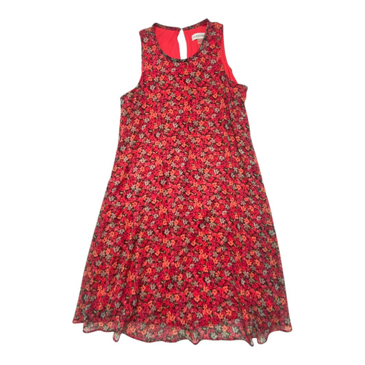 Dress Casual Midi By Calvin Klein In Floral Print, Size:S
