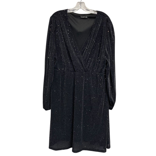 Dress Party Short By Shein In Black & Silver, Size:4X