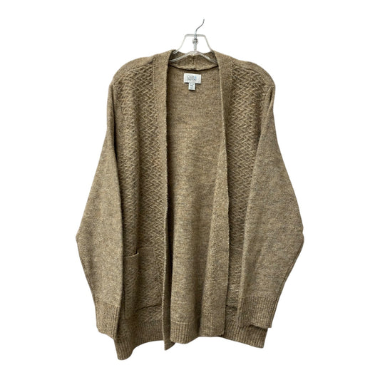 Cardigan By Croft And Barrow In Brown, Size:1X