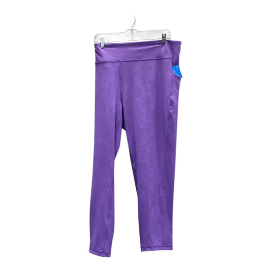 Athletic Pants By Tek Gear In Purple, Size:3X
