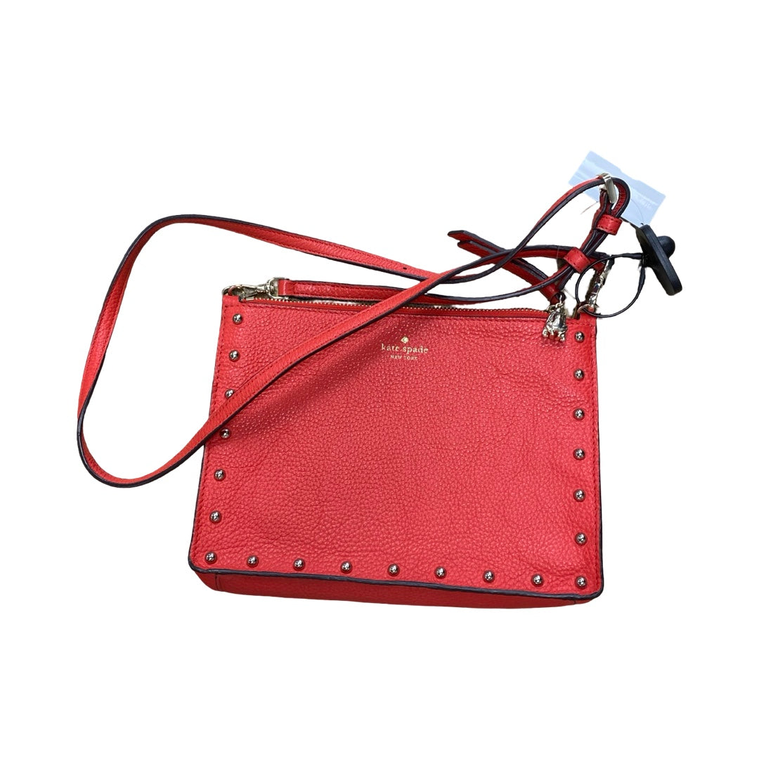 Handbag Designer By Kate Spade In Red, Size:Small